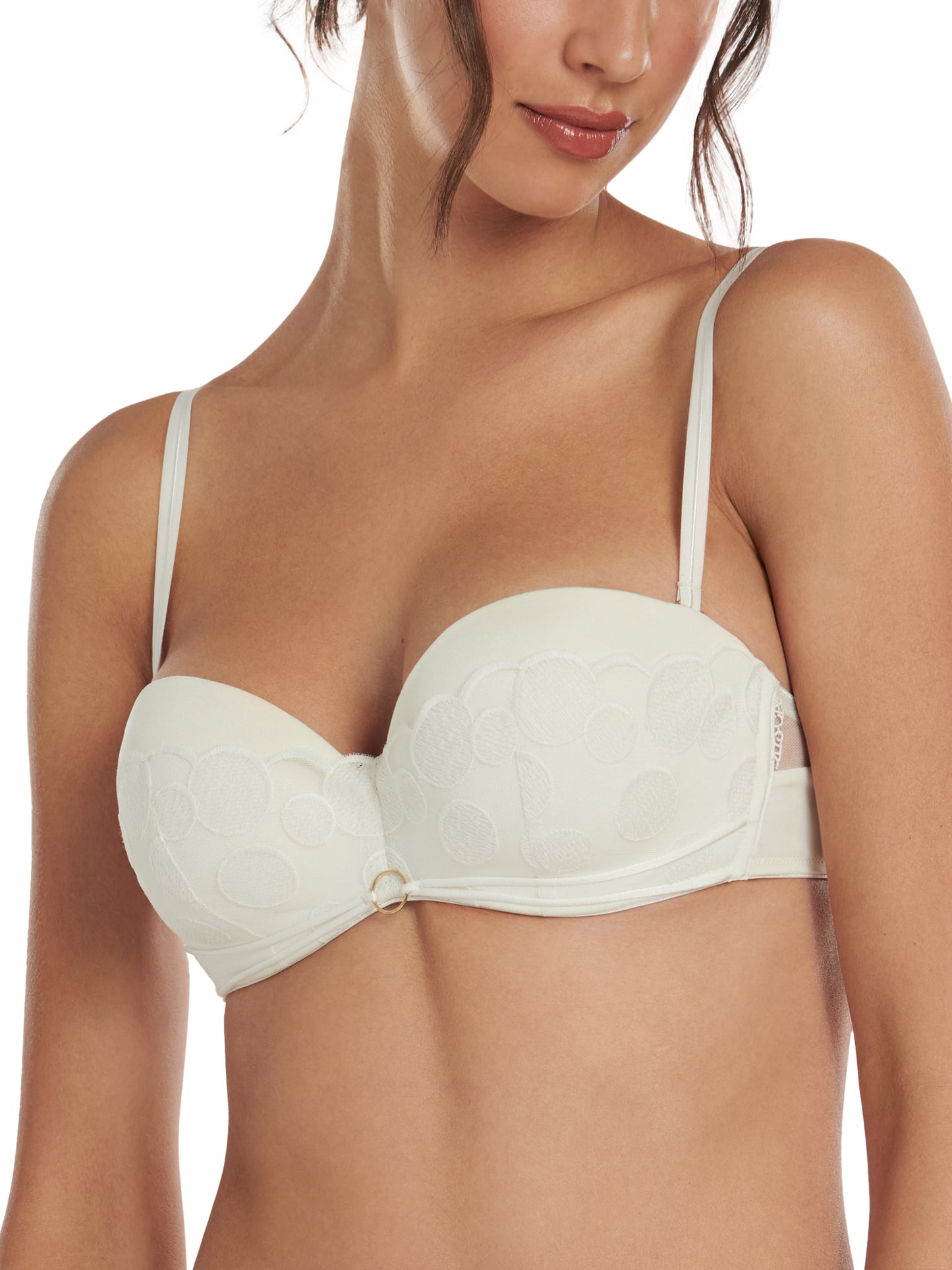 Soutien-gorge bandeau préformé multipositions Venus Mariage Lisca