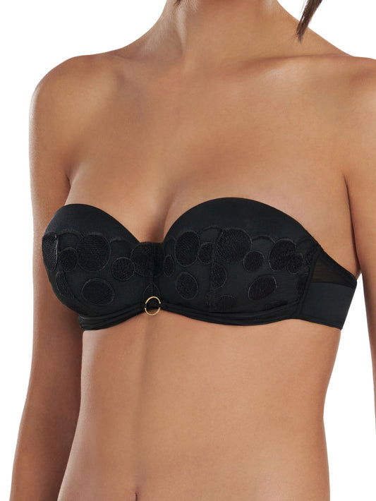 Soutien-gorge bandeau préformé multipositions Venus Lisca