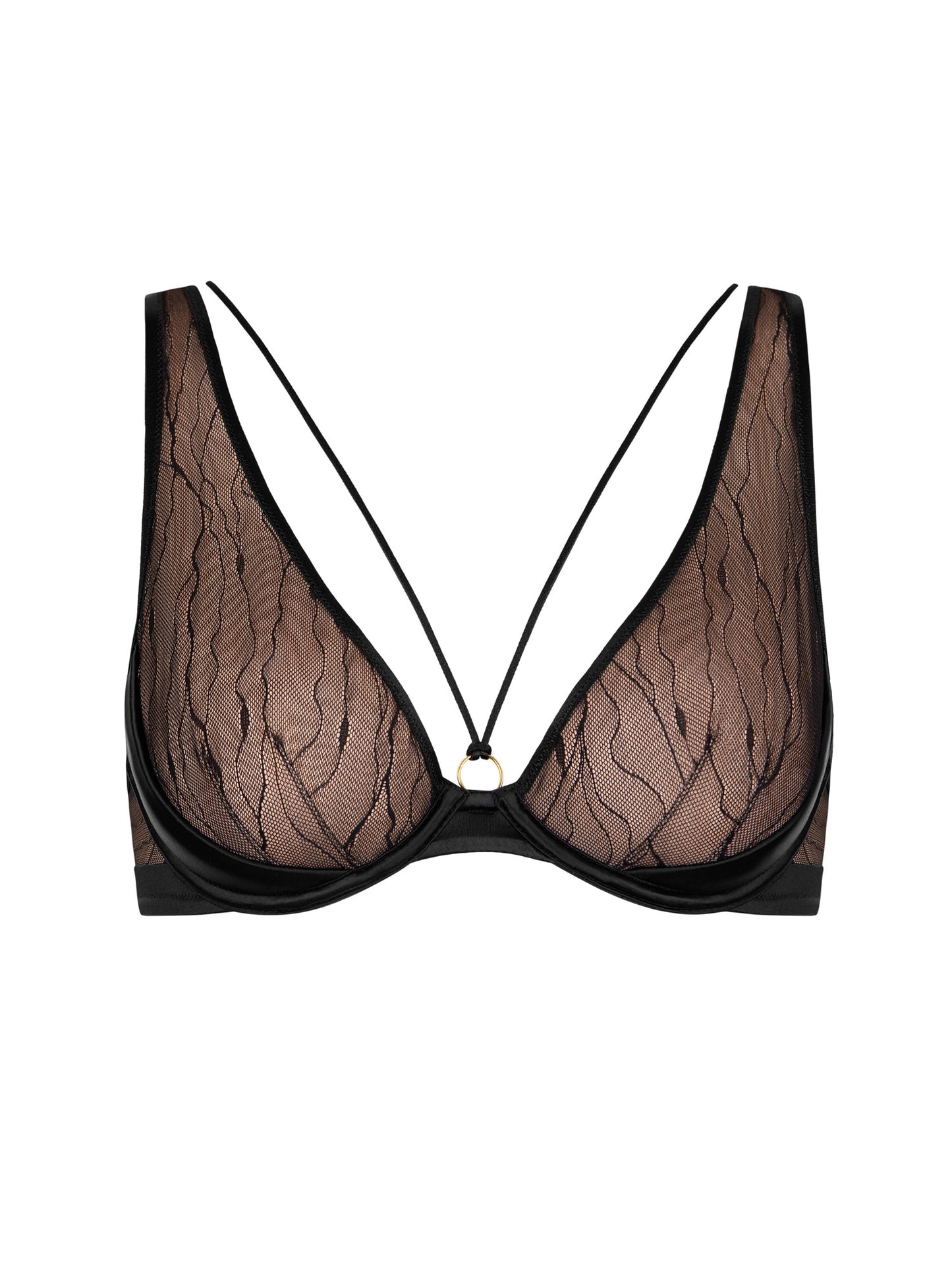 Soutien-gorge armaturé plongeant Nightscape Lisca