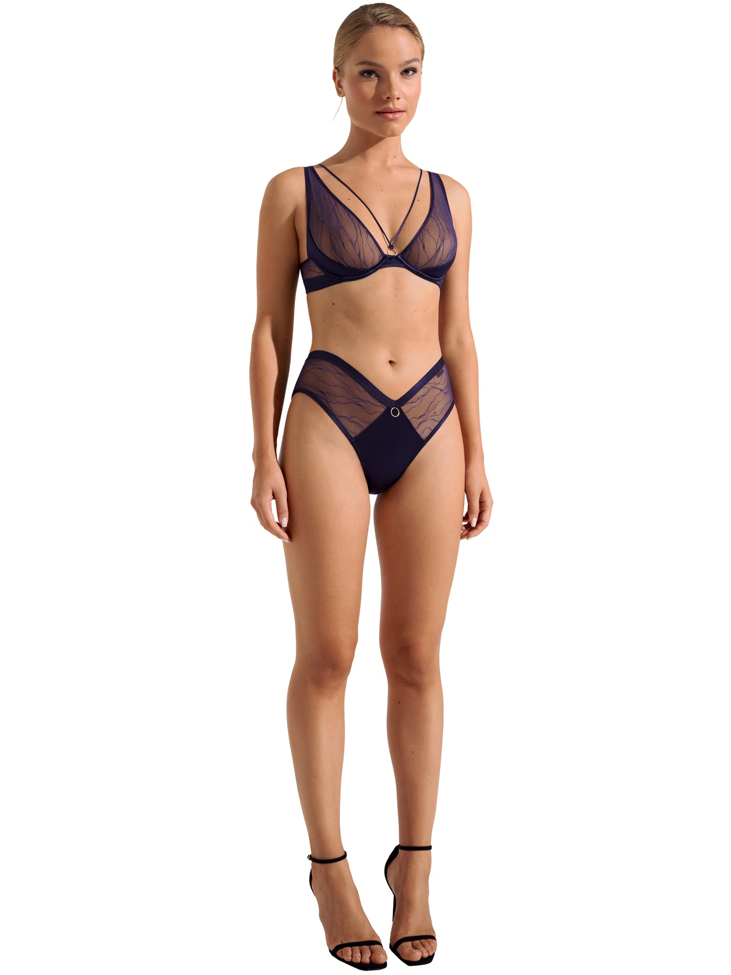 Soutien-gorge armaturé plongeant Nightscape Lisca