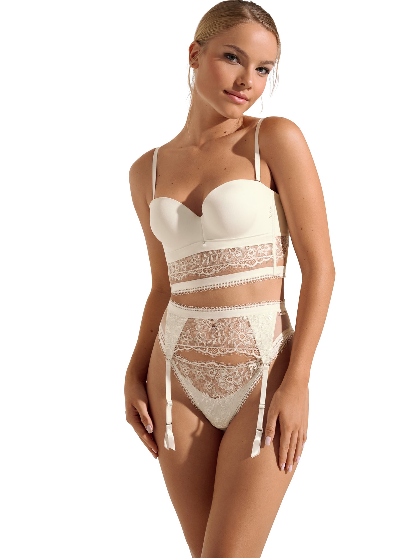 Soutien-gorge bustier balconnet préformé Daydream mariage Lisca