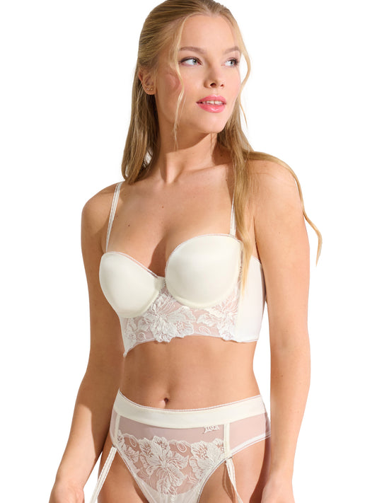 Soutien-gorge bustier balconnet préformé EMINENCE MARIAGE Lisca