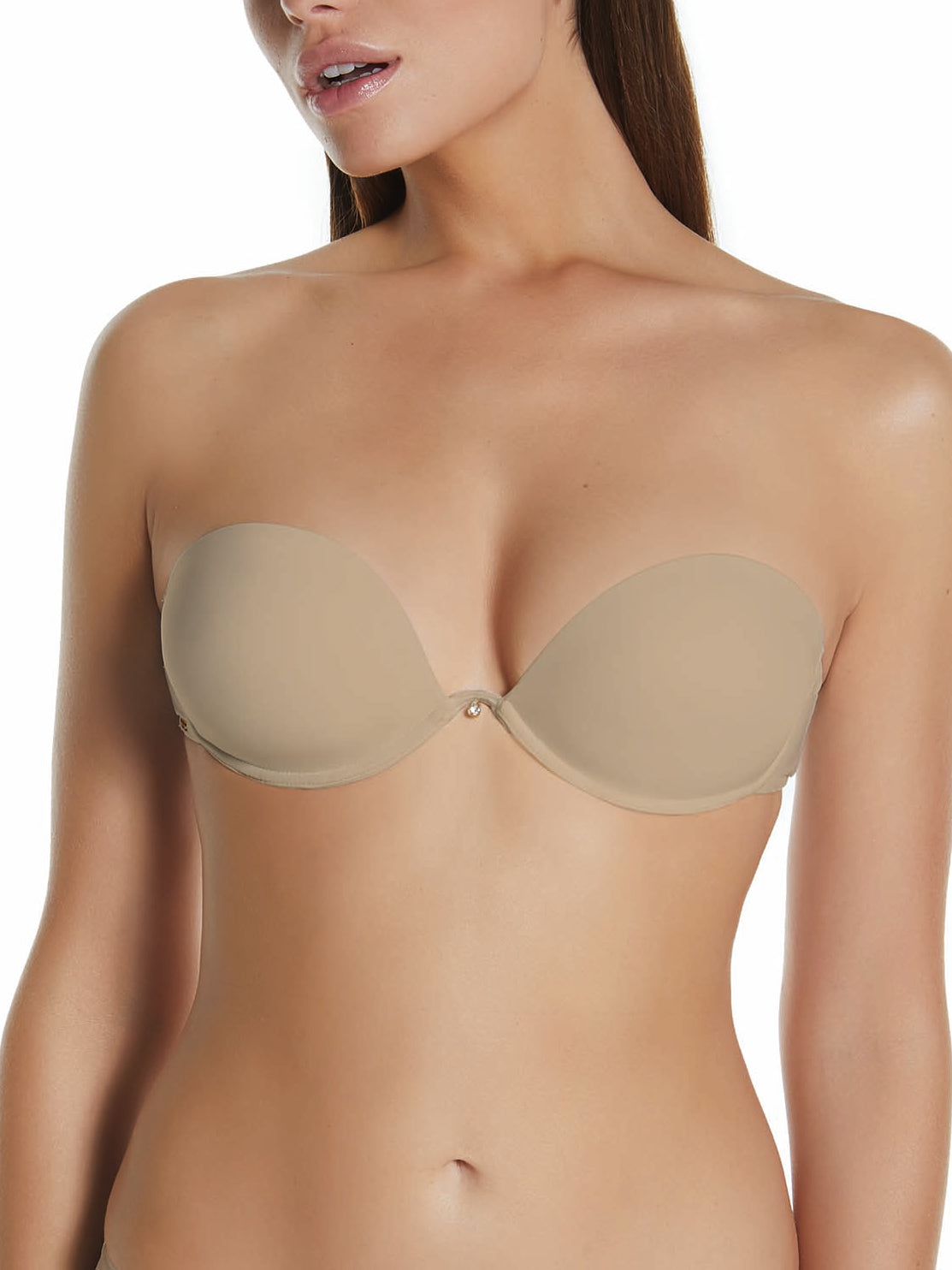 Soutien-gorge bandeau push-up armature unique Etna Selmark