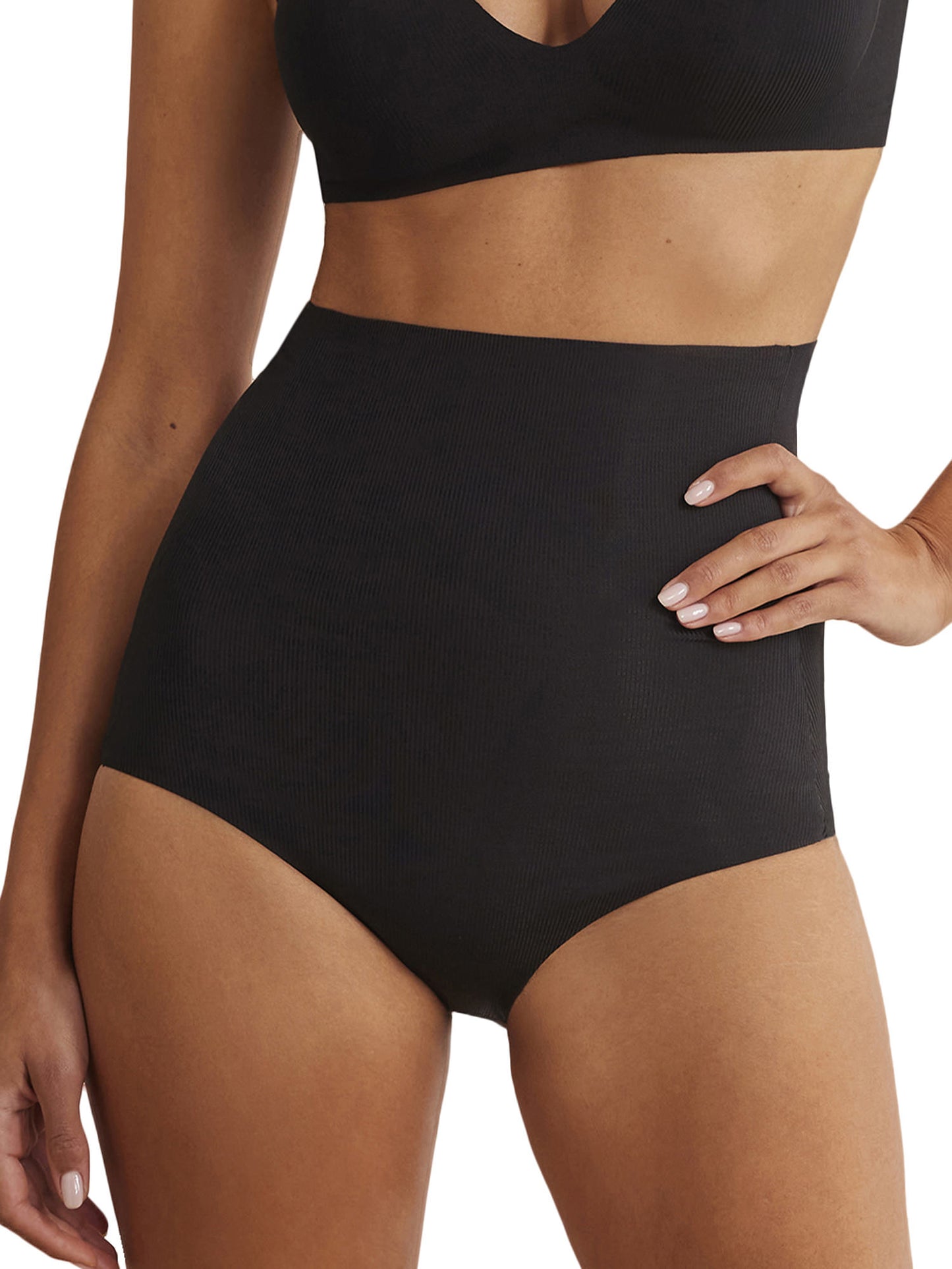 Panty gainant taille haute One Selmark - Noir