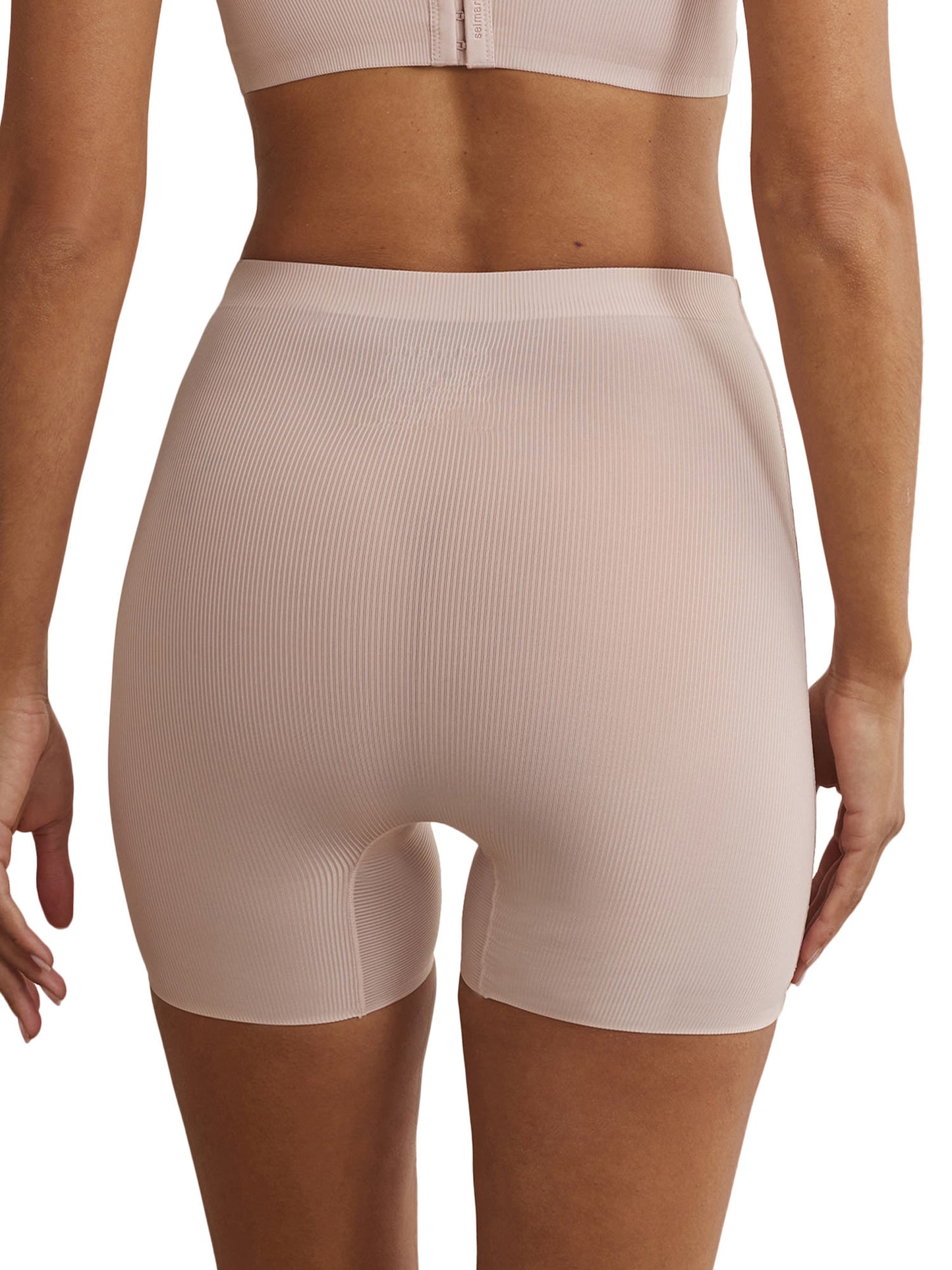 Shorty-panty gainant taille haute One Selmark - Rose