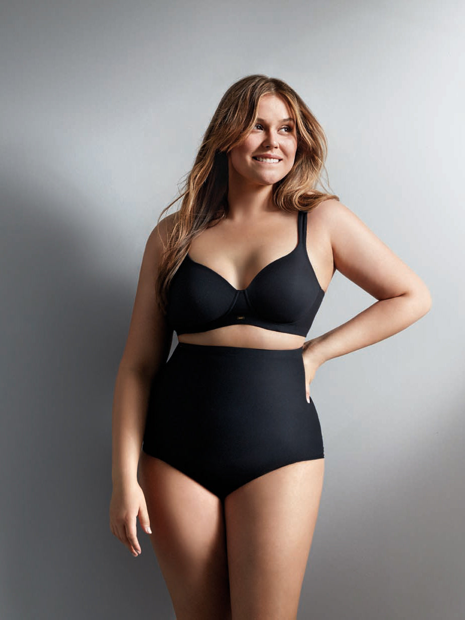 Slip taille haute gainant Curves Selmark