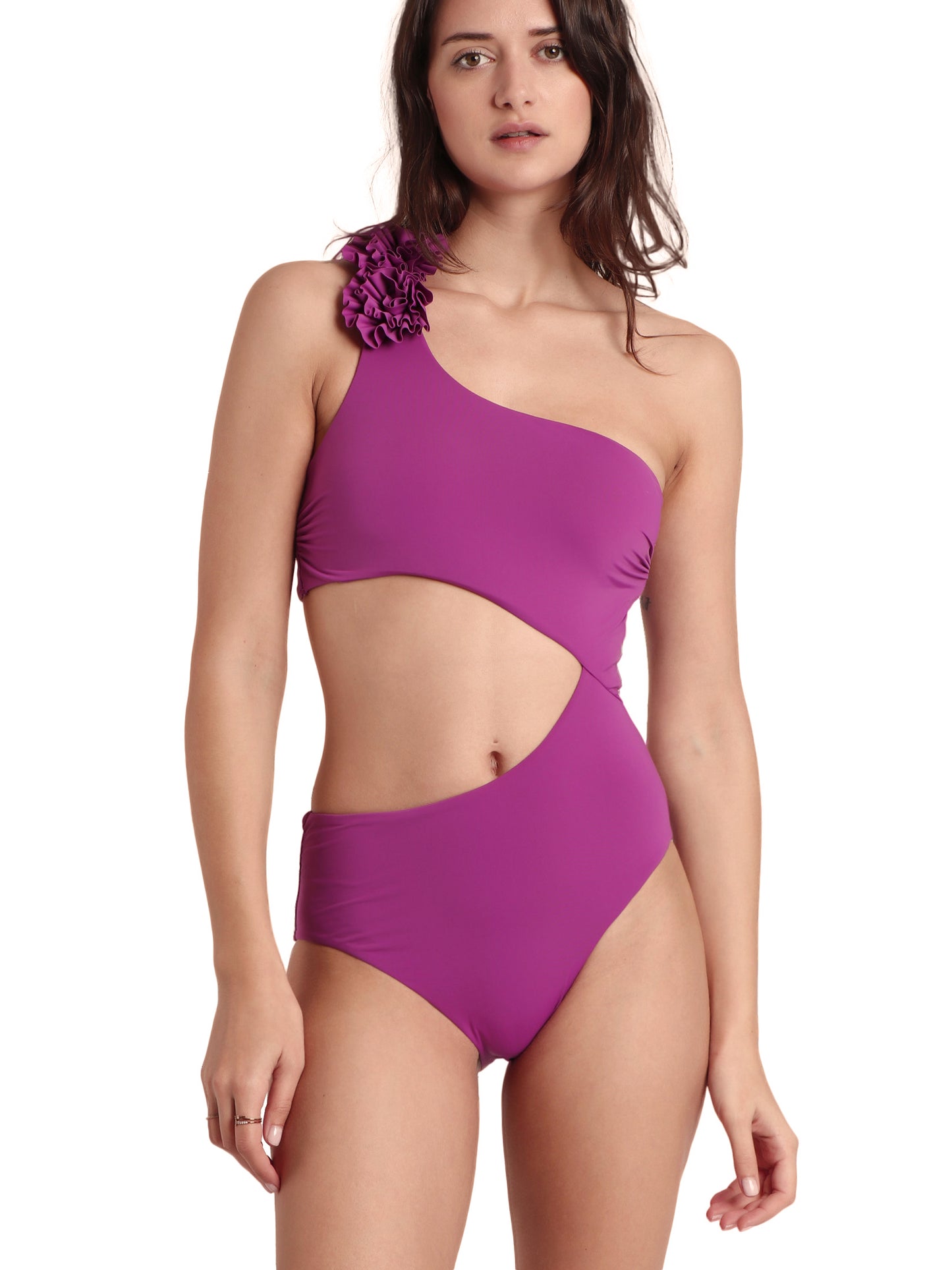 Maillot de bain 1 pièce asymétrique préformé Beach Style Admas