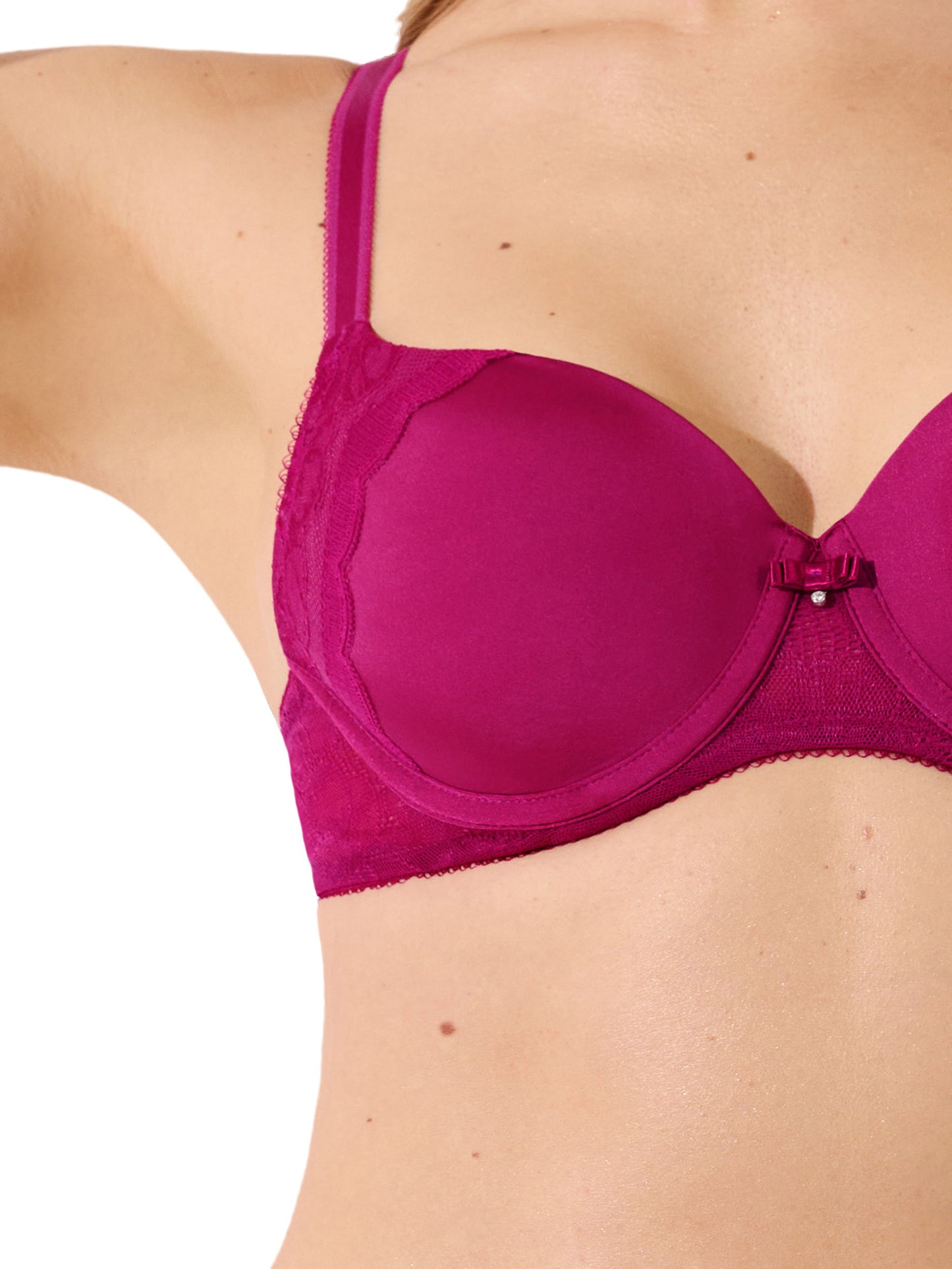 Soutien-gorge préformé Evelyn Lisca - bonnets B à E - Magenta