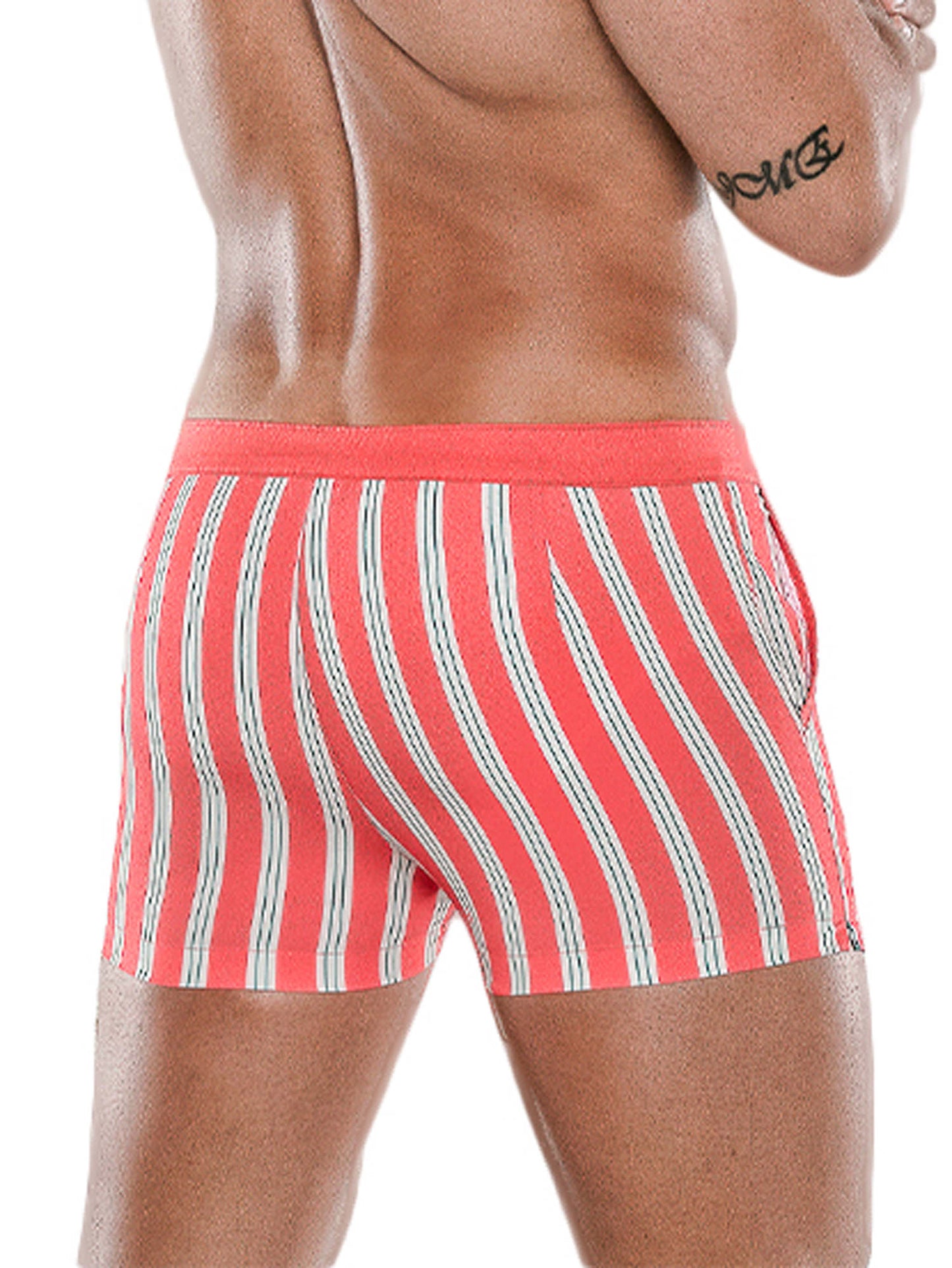 Short de bain Retro Stripe Code22