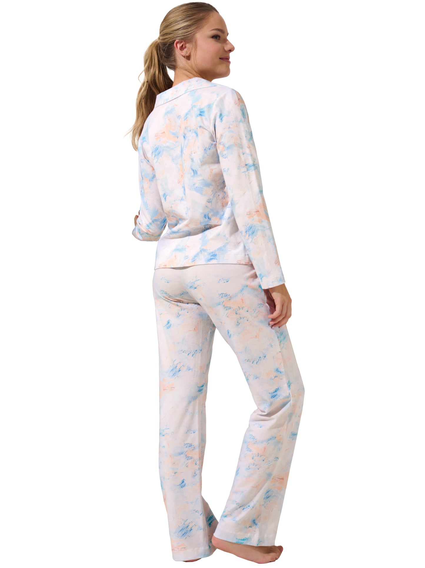 Pyjama pantalon chemise manches longues Olena Lisca