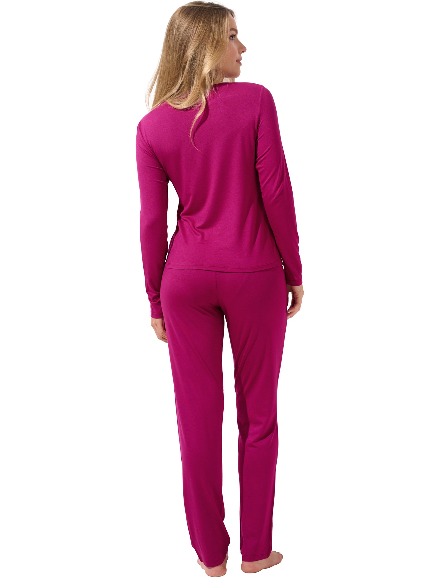 Pyjama pantalon top manches longues Evelyn Lisca