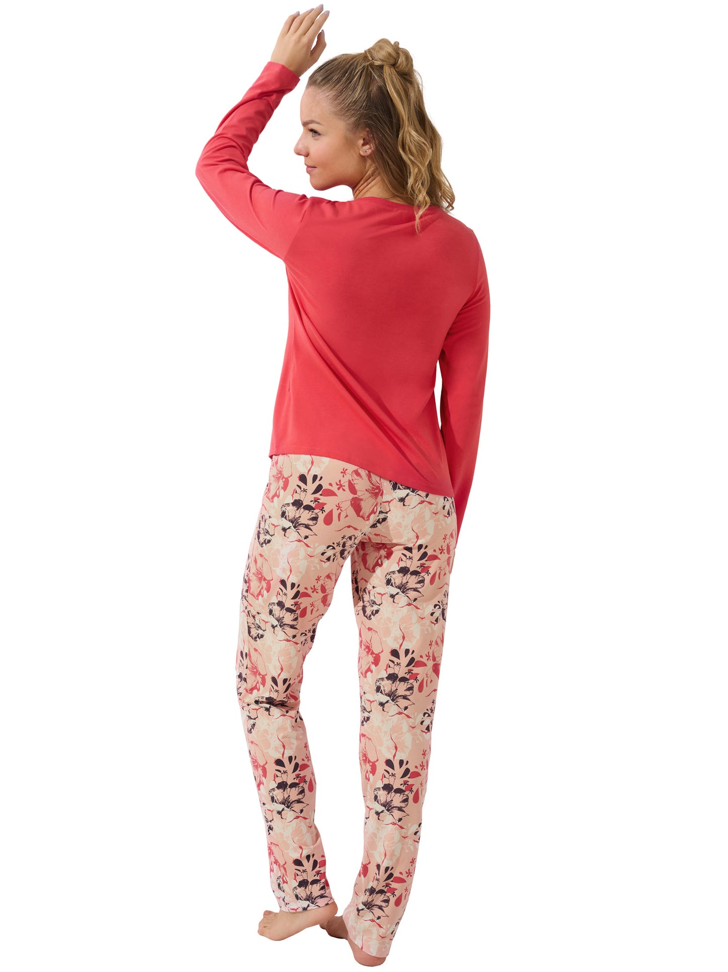 Pyjama pantalon large top manches longues Ocean Lisca