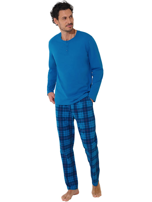 Pyjama pantalon top manches longues Triton Lisca Men