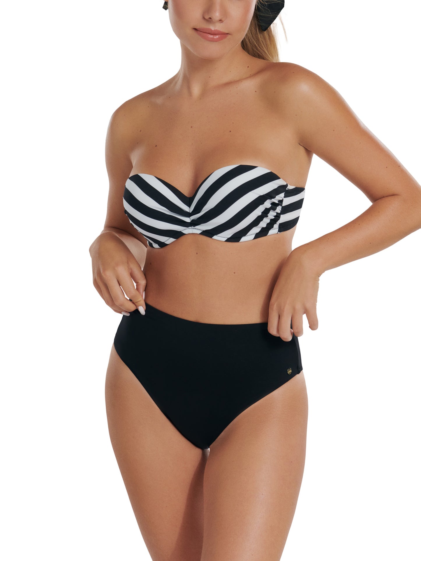 Haut maillot de bain bandeau multpositions Rhodes Lisca