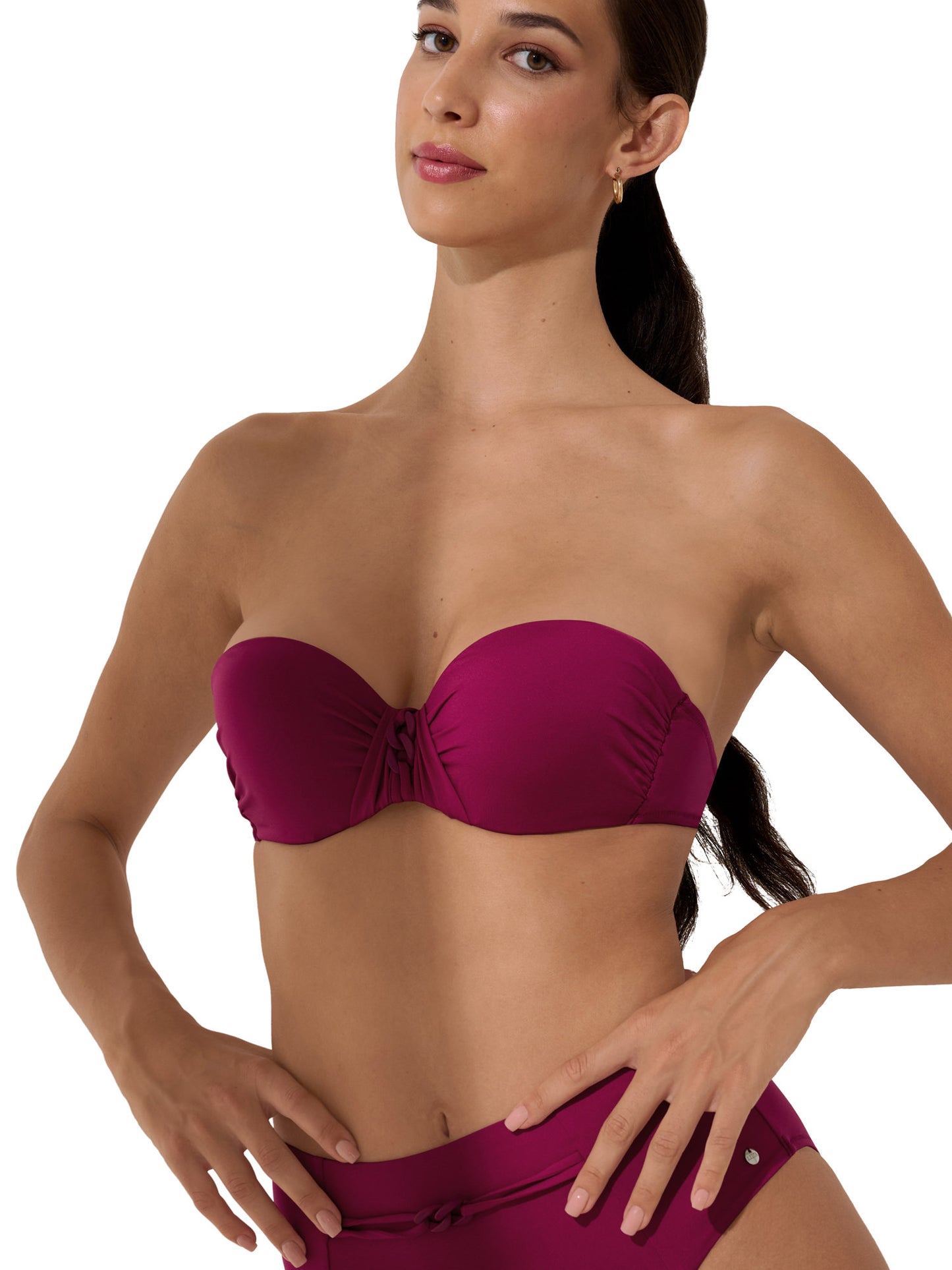 Haut maillot de bain bandeau balconnet préformé Palma Lisca