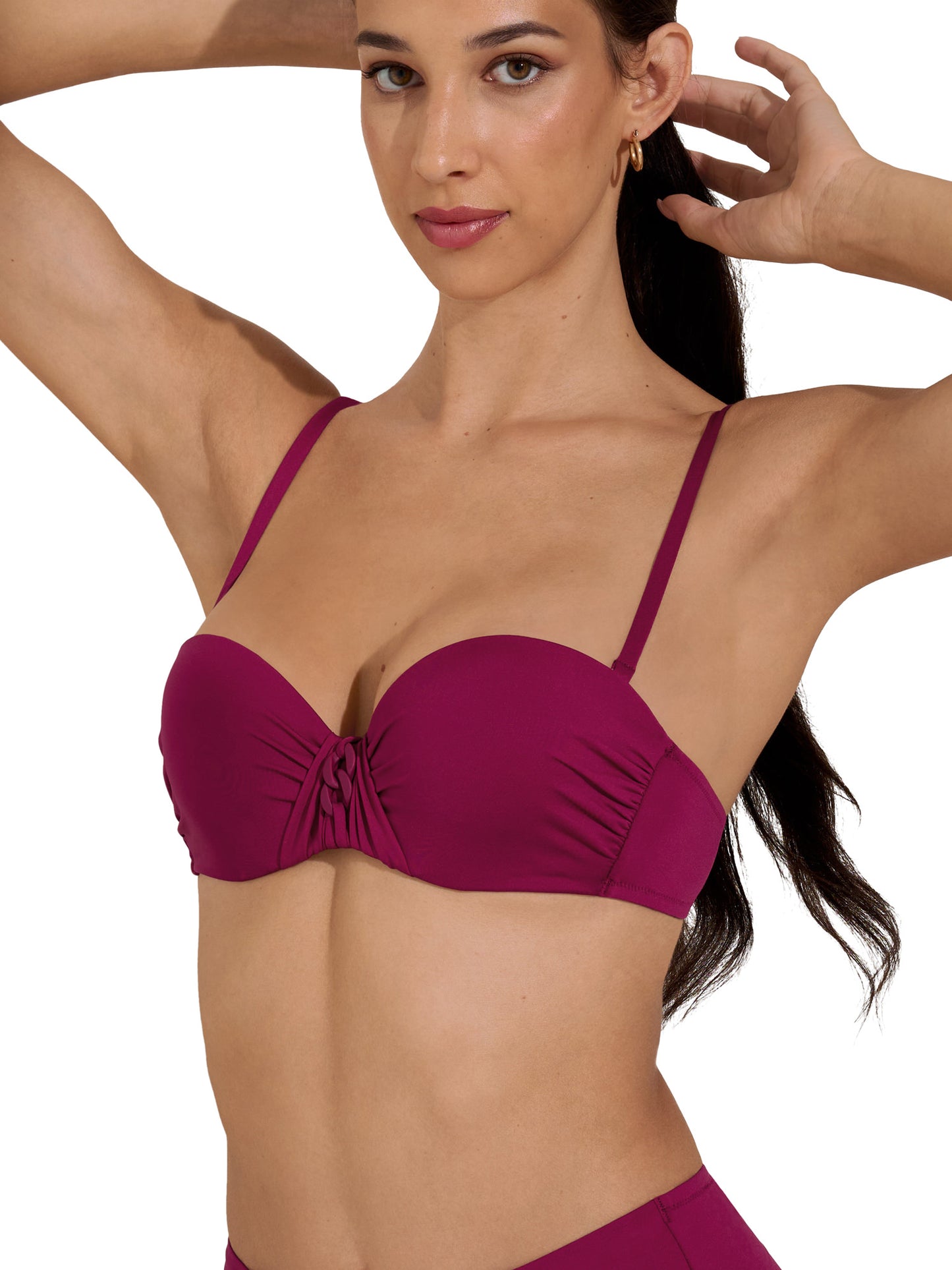 Haut maillot de bain bandeau balconnet préformé Palma Lisca