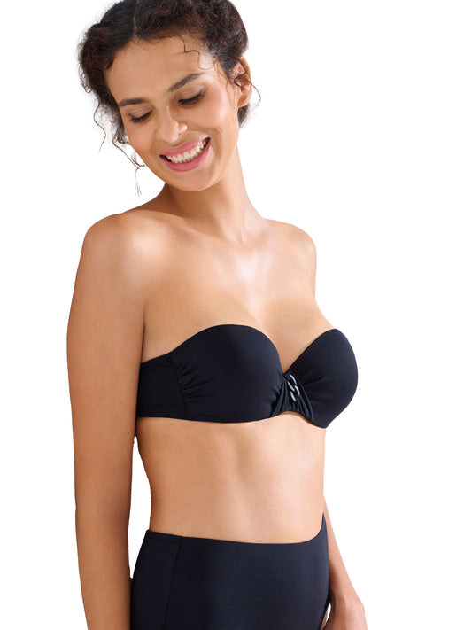 Haut maillot de bain bandeau balconnet préformé PALMA Lisca