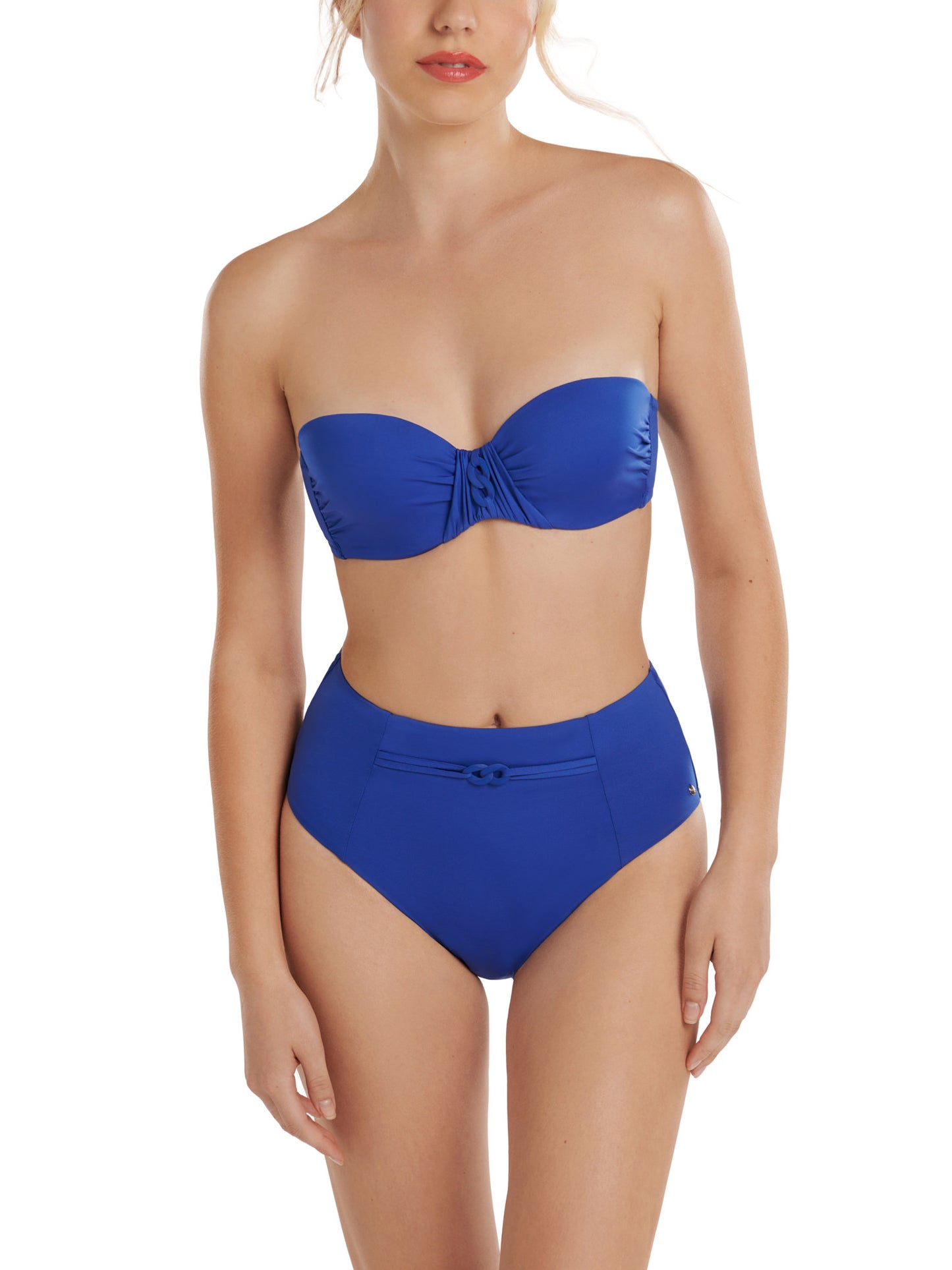 Bas maillot slip de bain échancré taille haute Palma Lisca