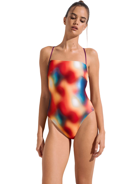 Maillot de bain une pièce sans armatures multipositions Olympia Lisca