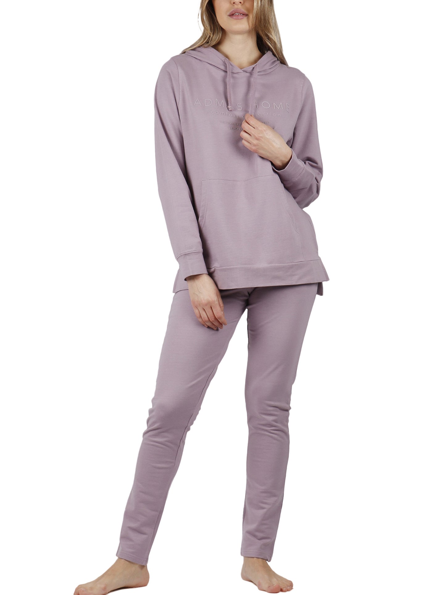 Pyjama tenue d'intérieur pantalon sweat capuche Comfort Home Admas