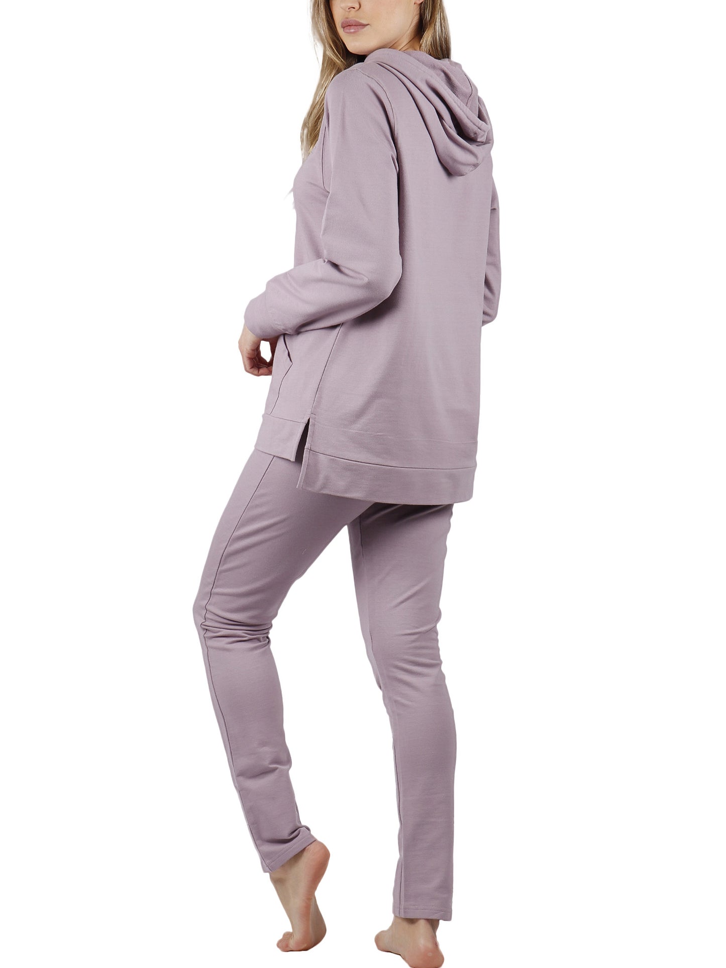 Pyjama tenue d'intérieur pantalon sweat capuche Comfort Home Admas