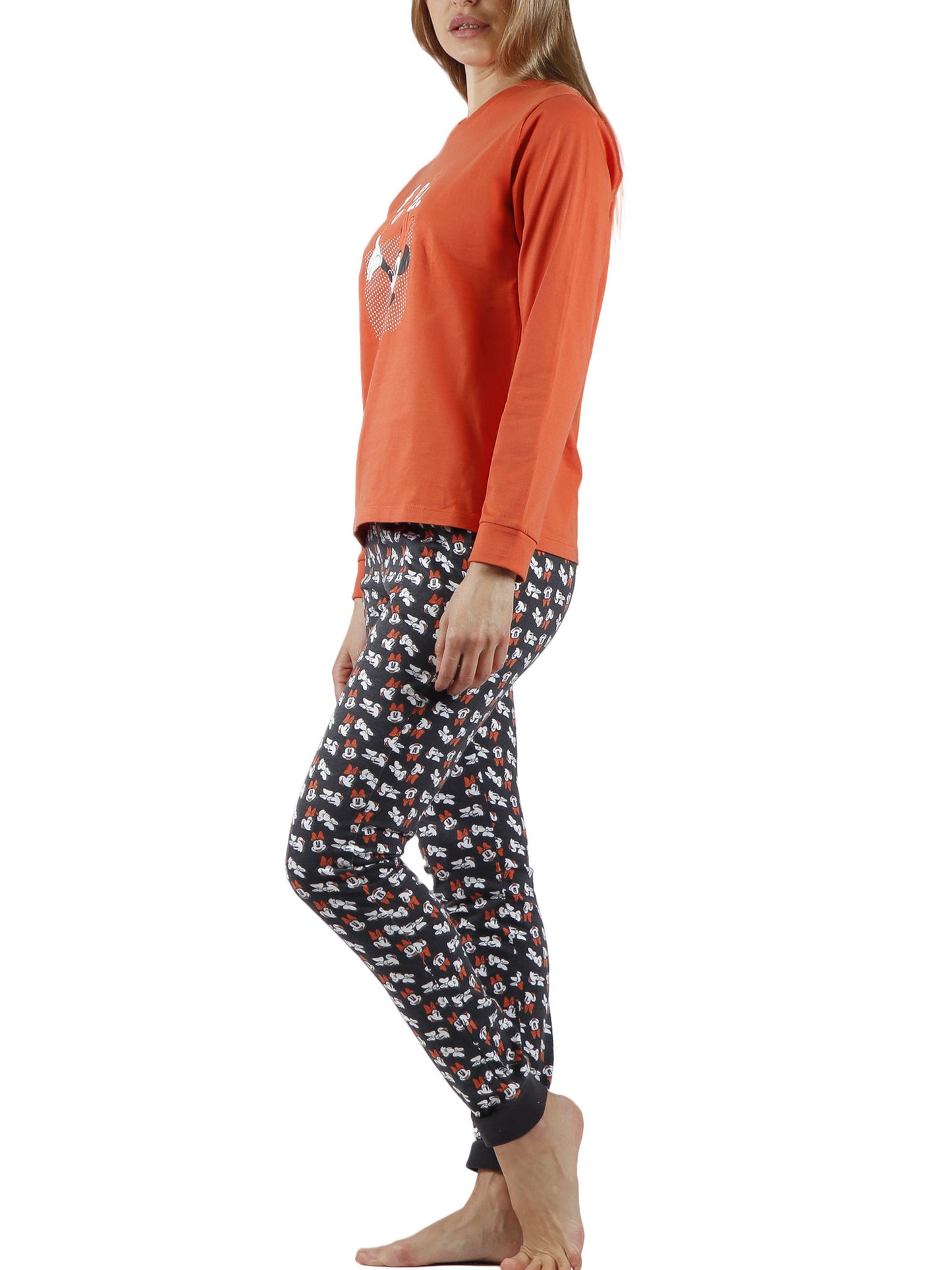Pyjama tenue pantalon top manches longues Minnie Legend Disney Admas