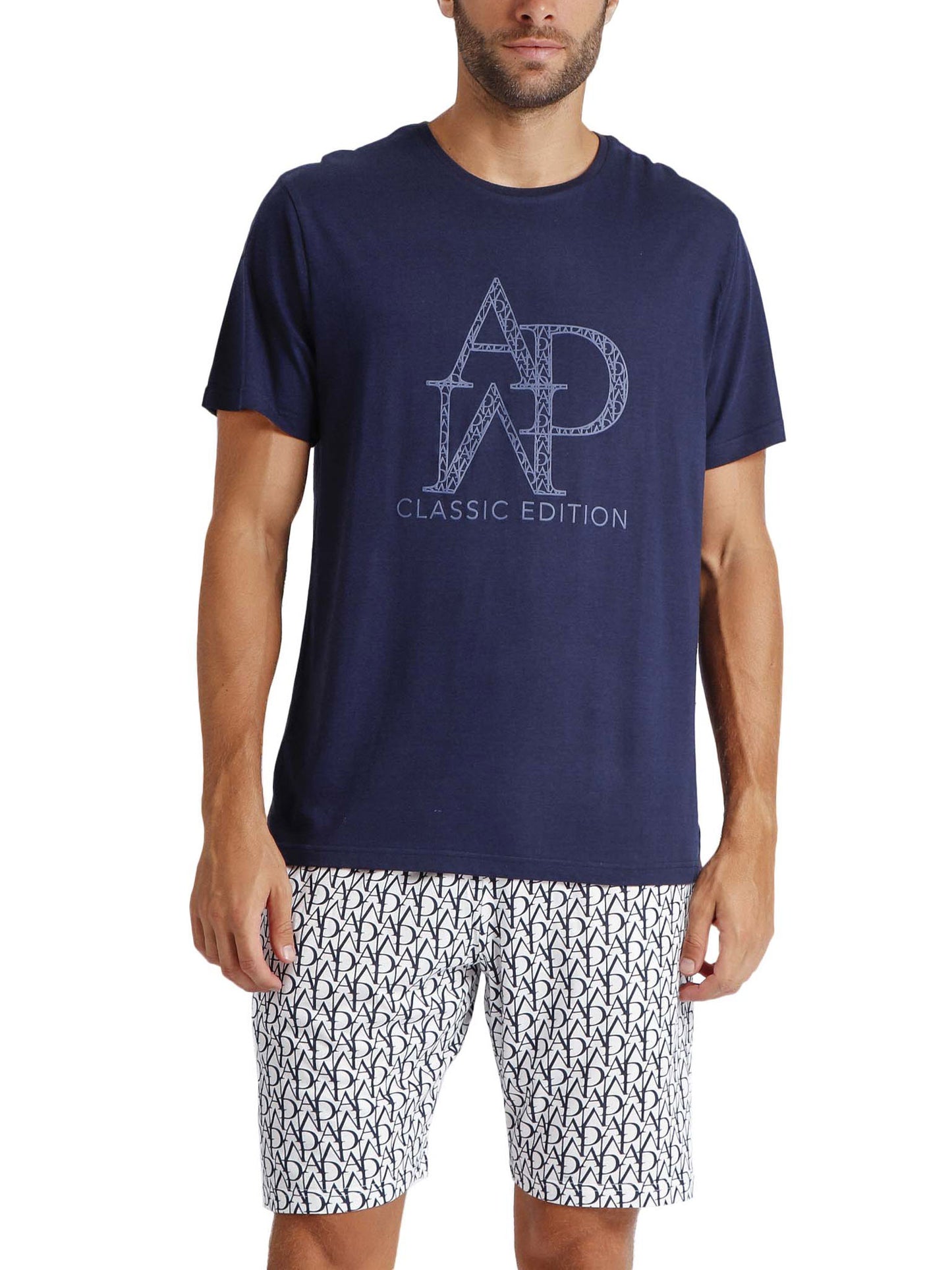 Pyjama short t-shirt Logo Soft Admas