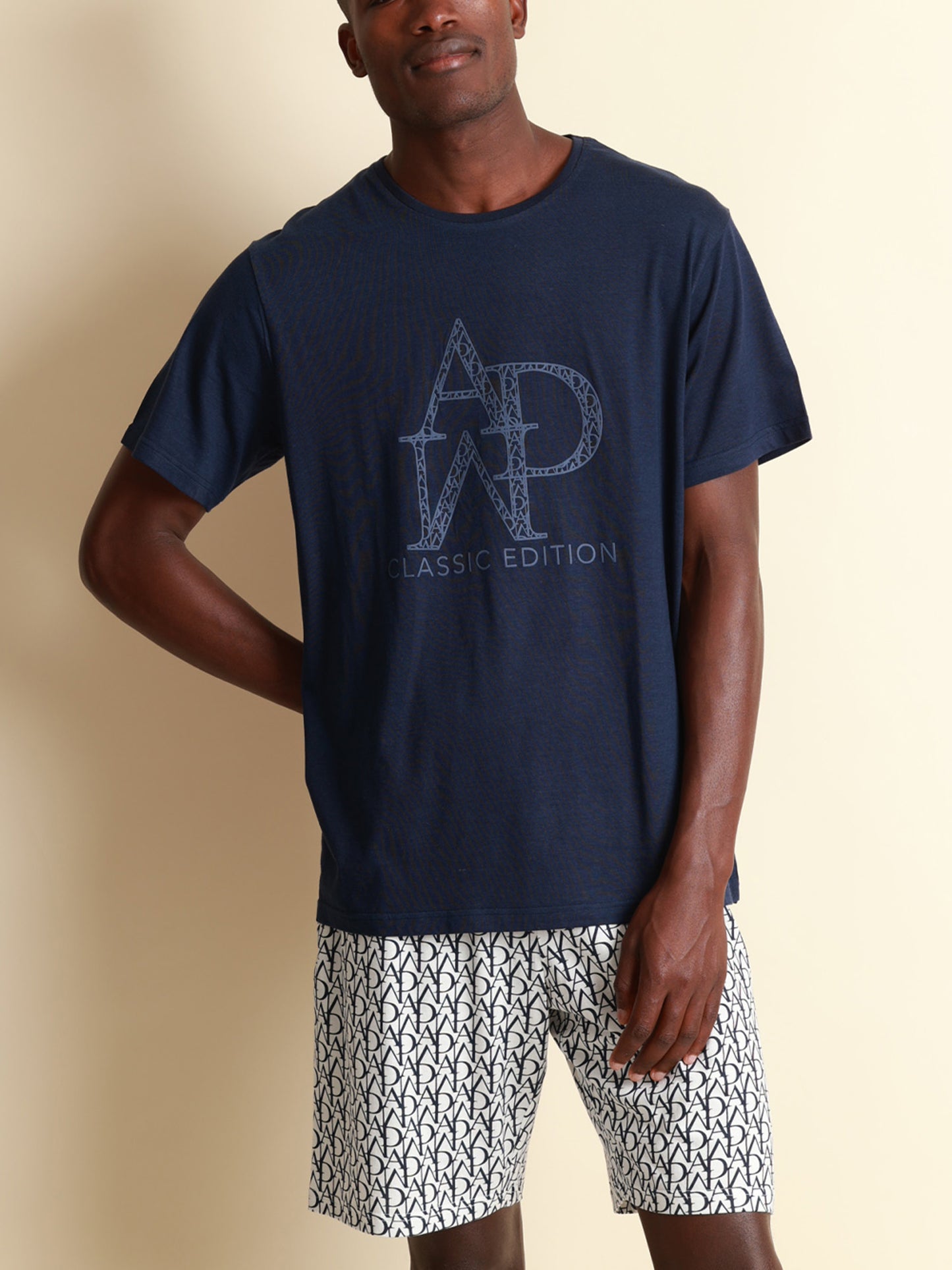 Pyjama short t-shirt Logo Soft Admas