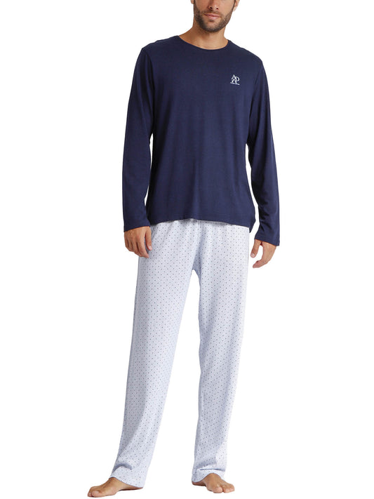 Pyjama pantalon top manches longues Stripes And Dots Admas