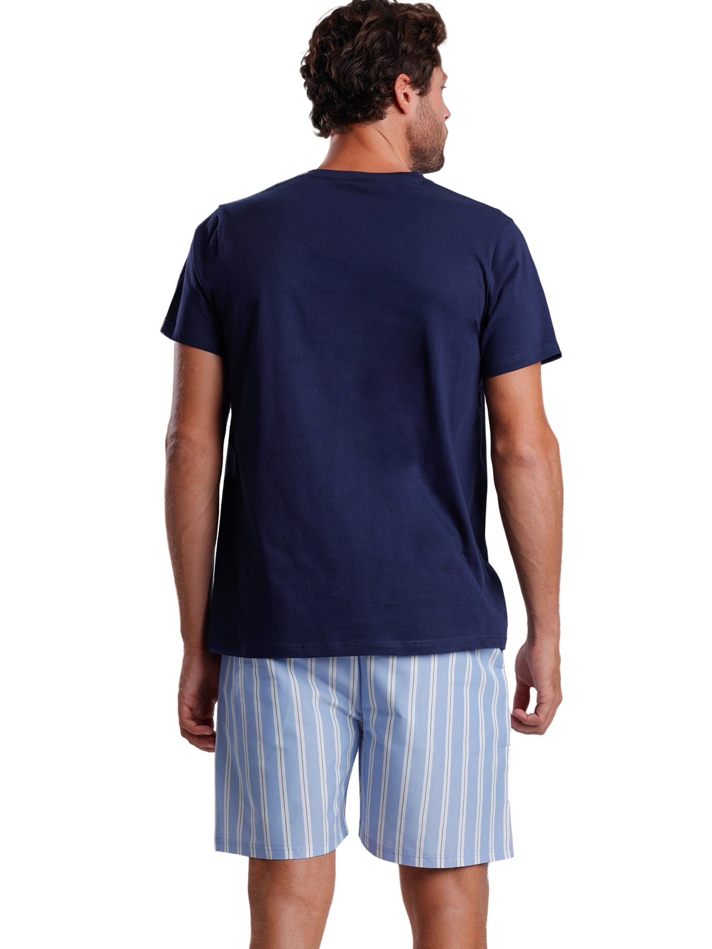 Pyjama short t-shirt Stripest Admas