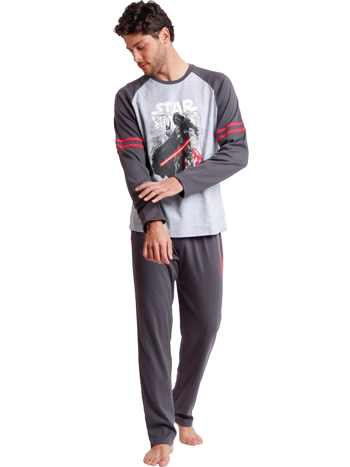 Pyjama tenue d'intérieur pantalon et haut Darth Vader Sport Star Wars Admas