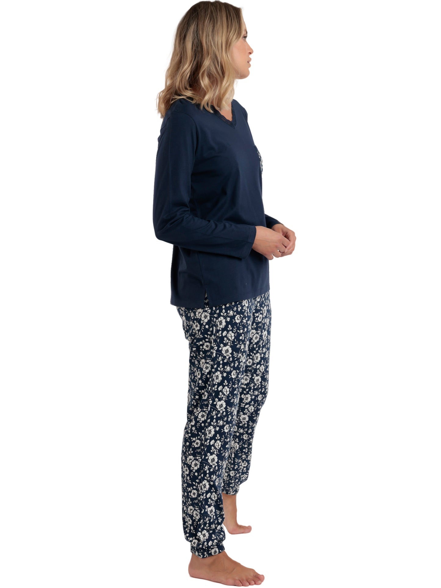 Pyjama pantalon haut manches longues Romantic Winter Admas