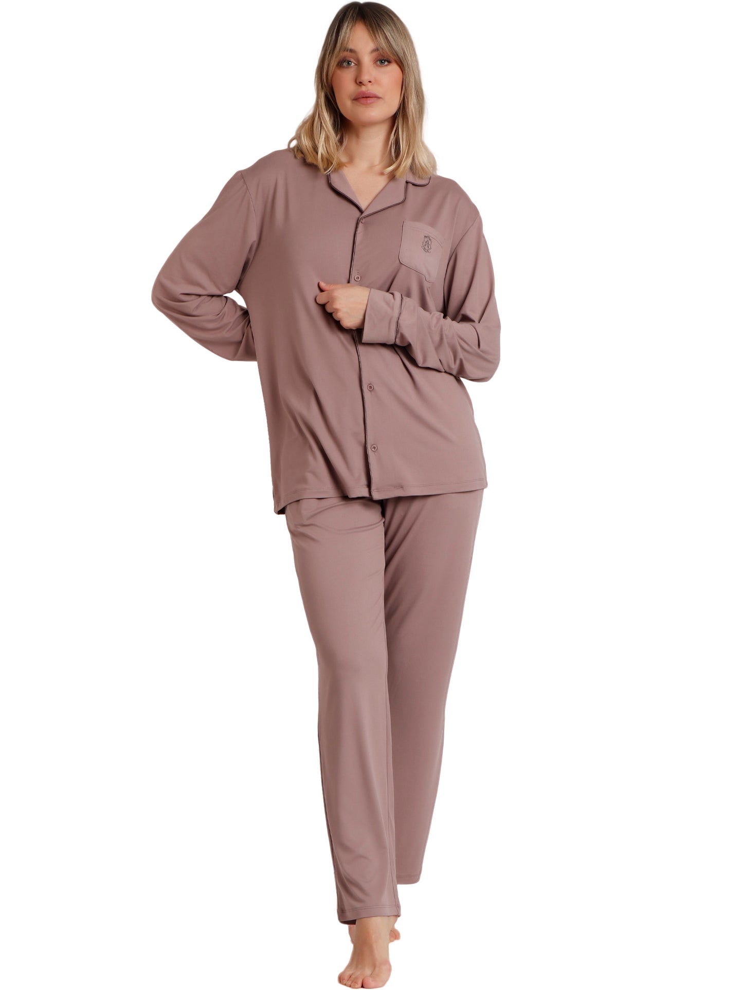 Pyjama pantalon chemise Soft Sleep Admas