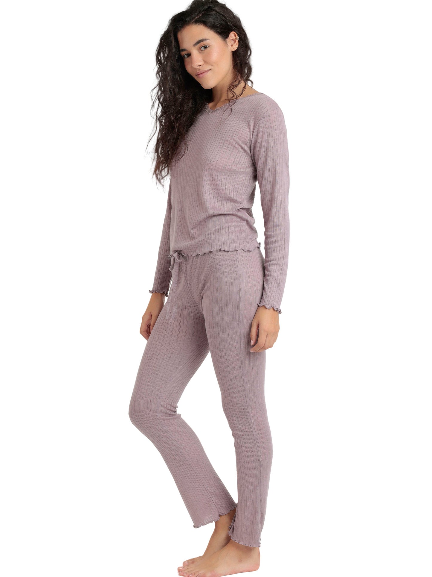 Pyjama pantalon top manches longues Soft Canale Admas