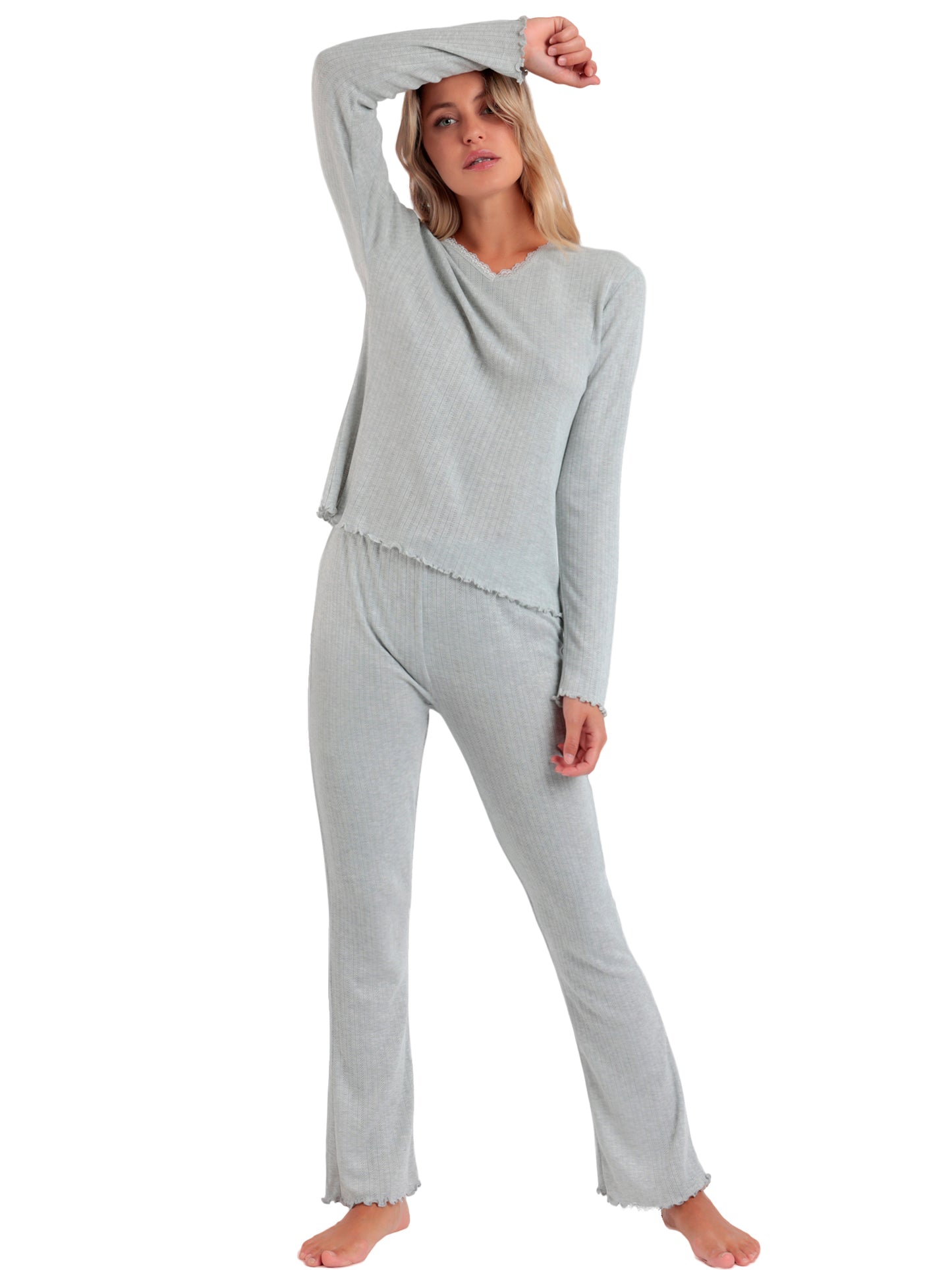 Pyjama pantalon top manches longues Soft Canale Admas