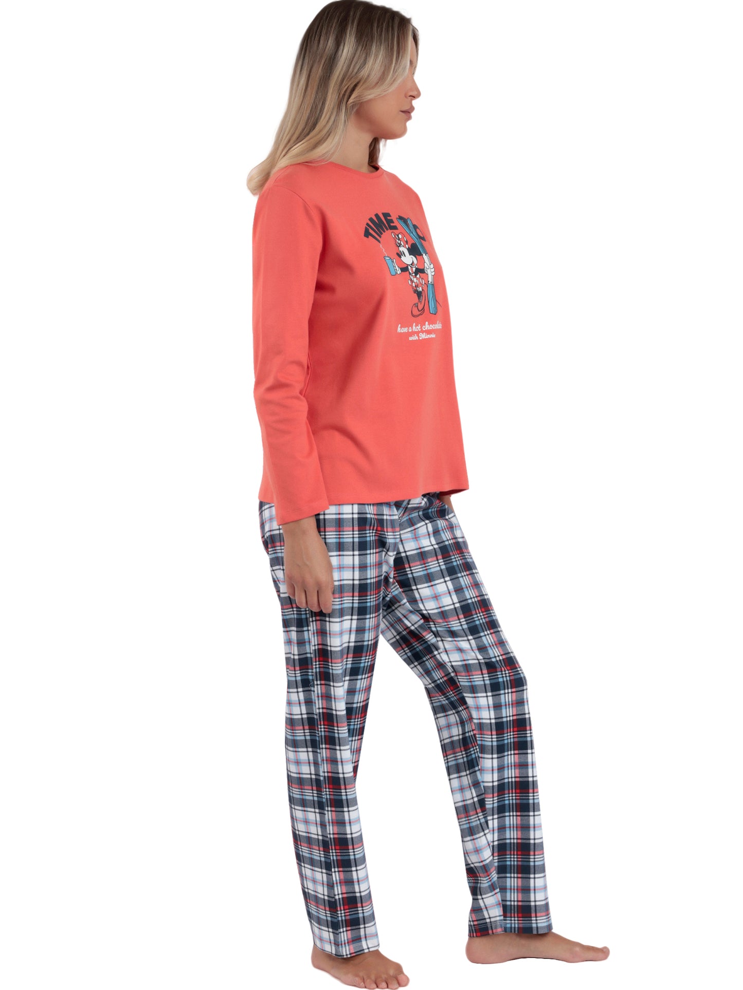 Pyjama tenue pantalon top manches longues Winter Club Disney Admas