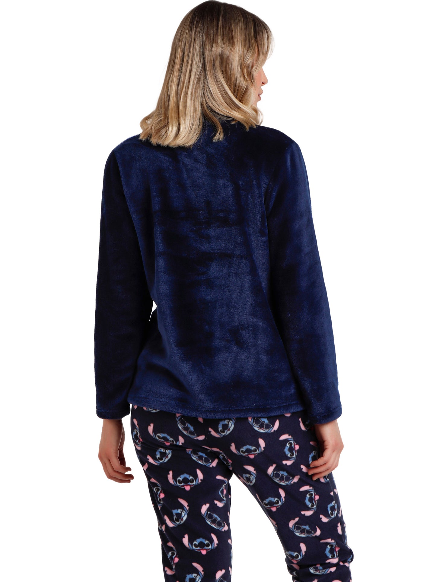 Pyjama tenue pantalon top manches longues Stitch Faces Disney Admas