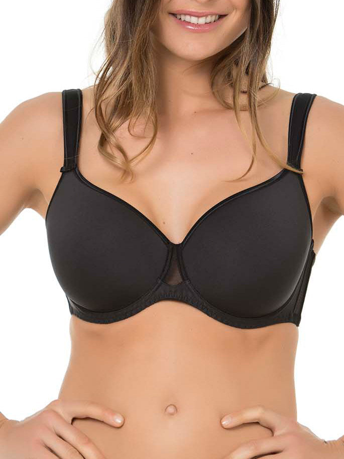 Soutien-gorge minimiseur Adriana Selmark noir