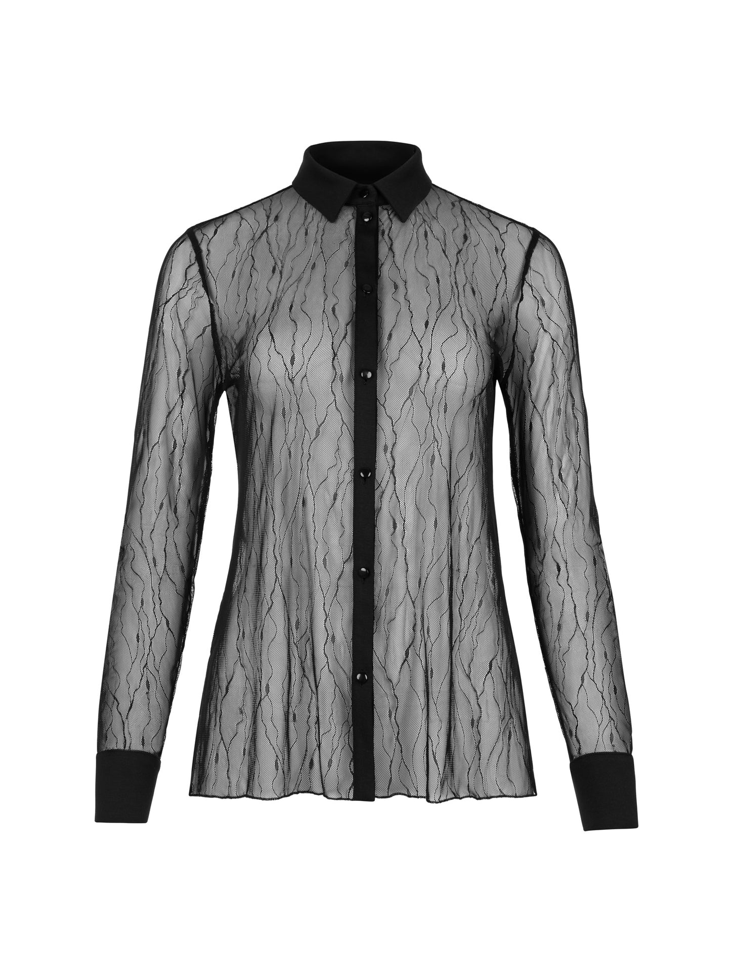 Chemise transparente manches longues Nightscape Lisca