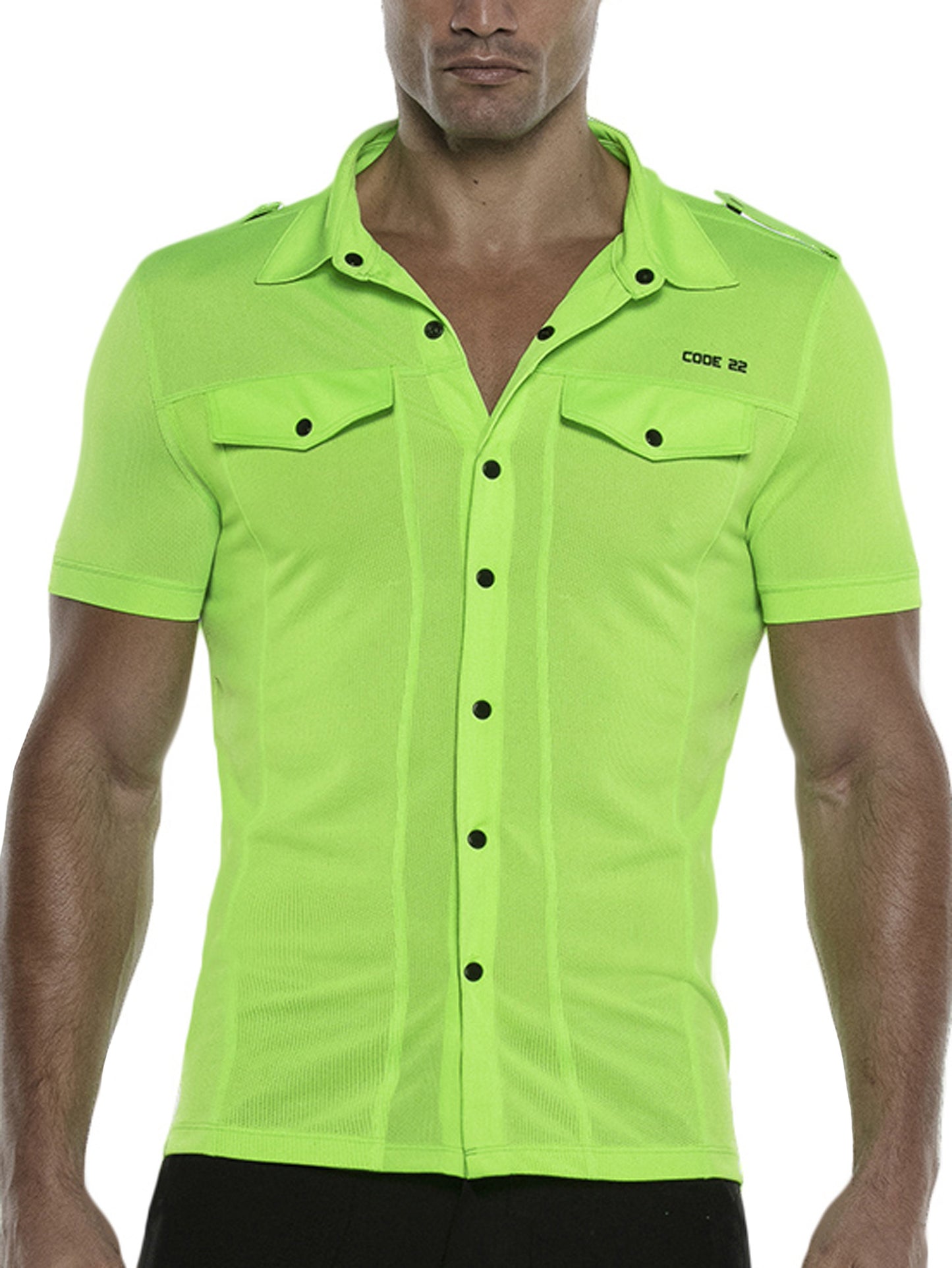 Chemise manches courtes Vivid Code22