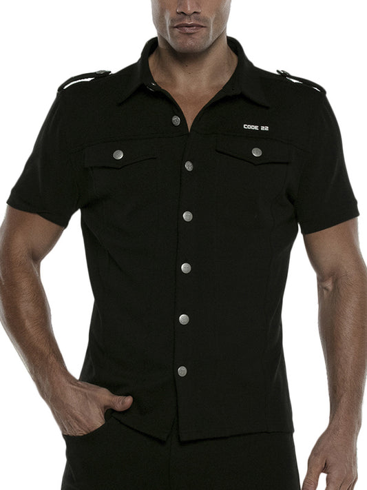 Chemise manches courtes Stretch Code22