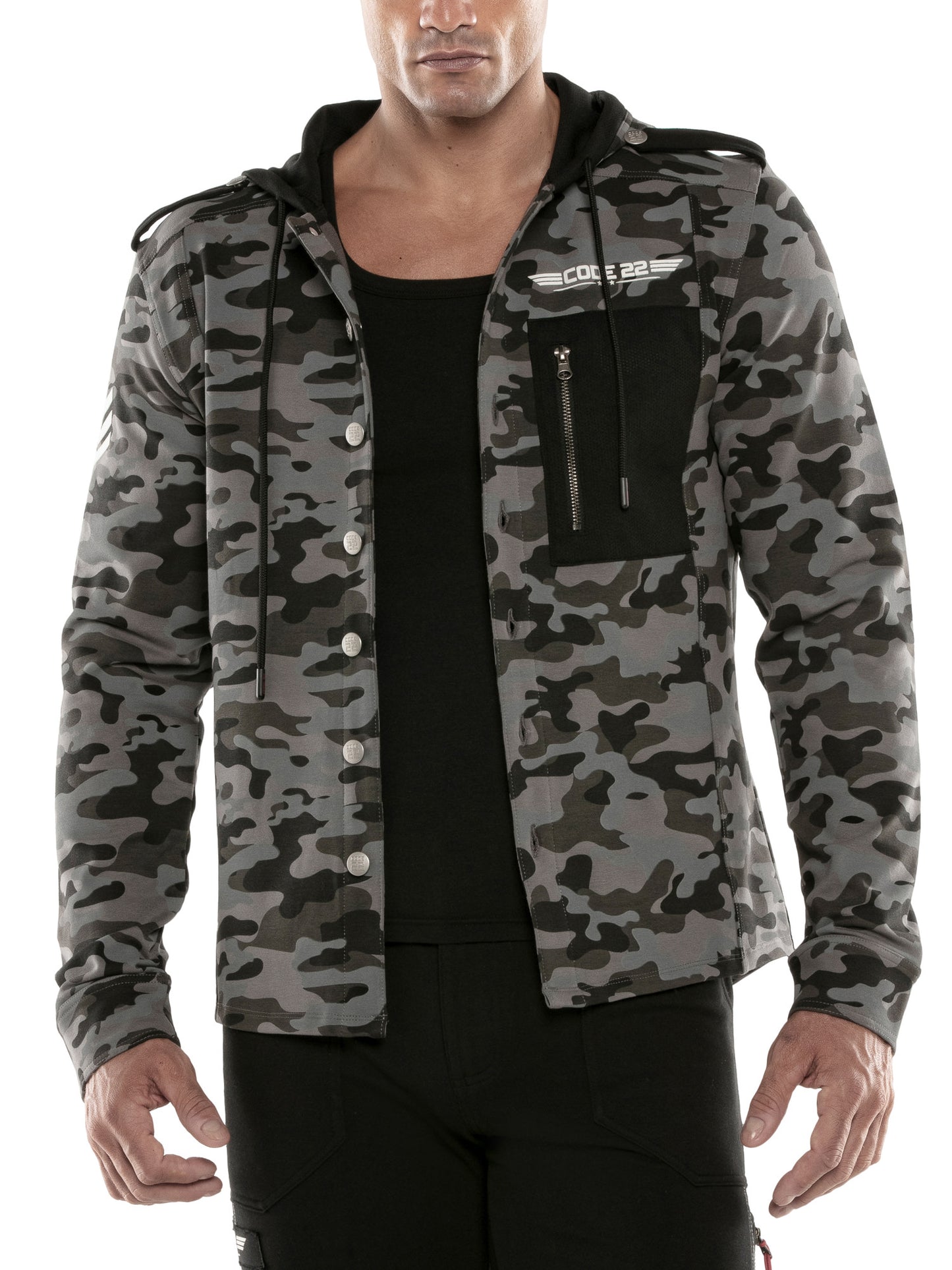 Veste surchemise manches longues Cargo Code22