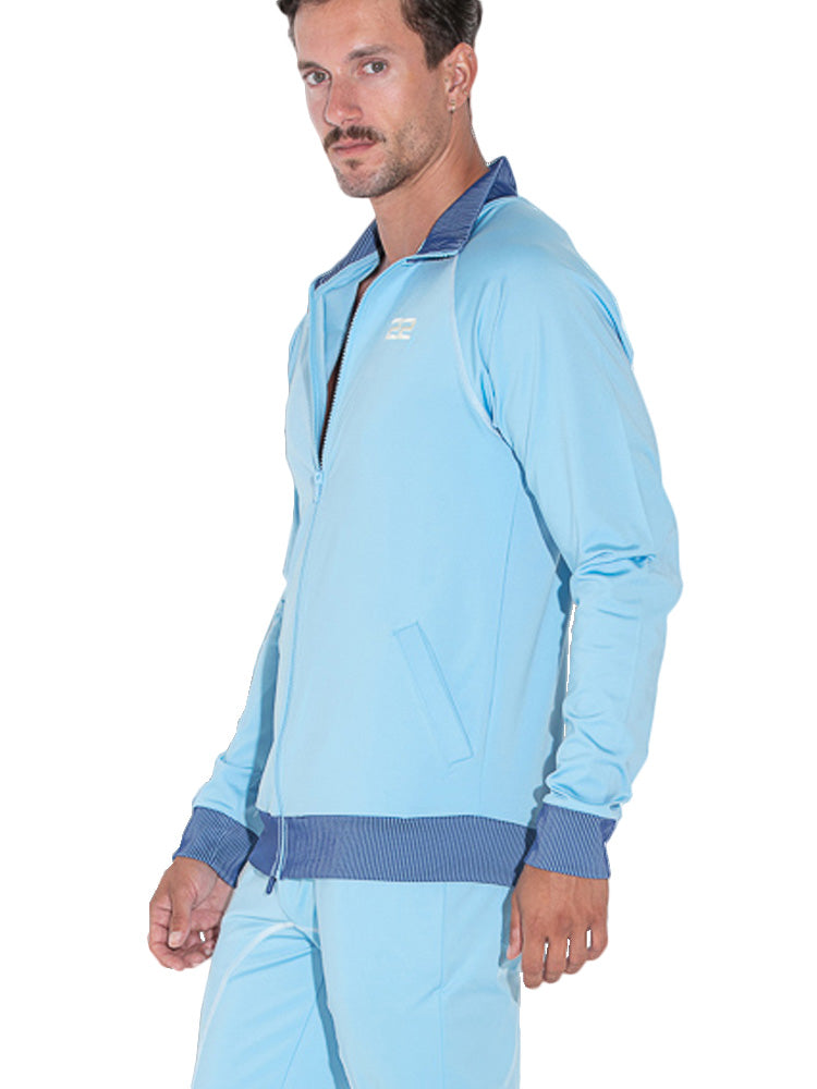 Sweatshirt veste zippée col montant Reflex Code22