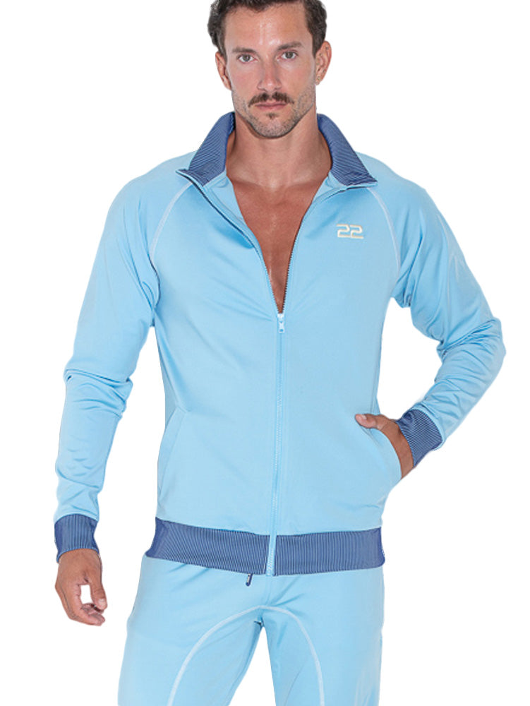 Sweatshirt veste zippée col montant Reflex Code22