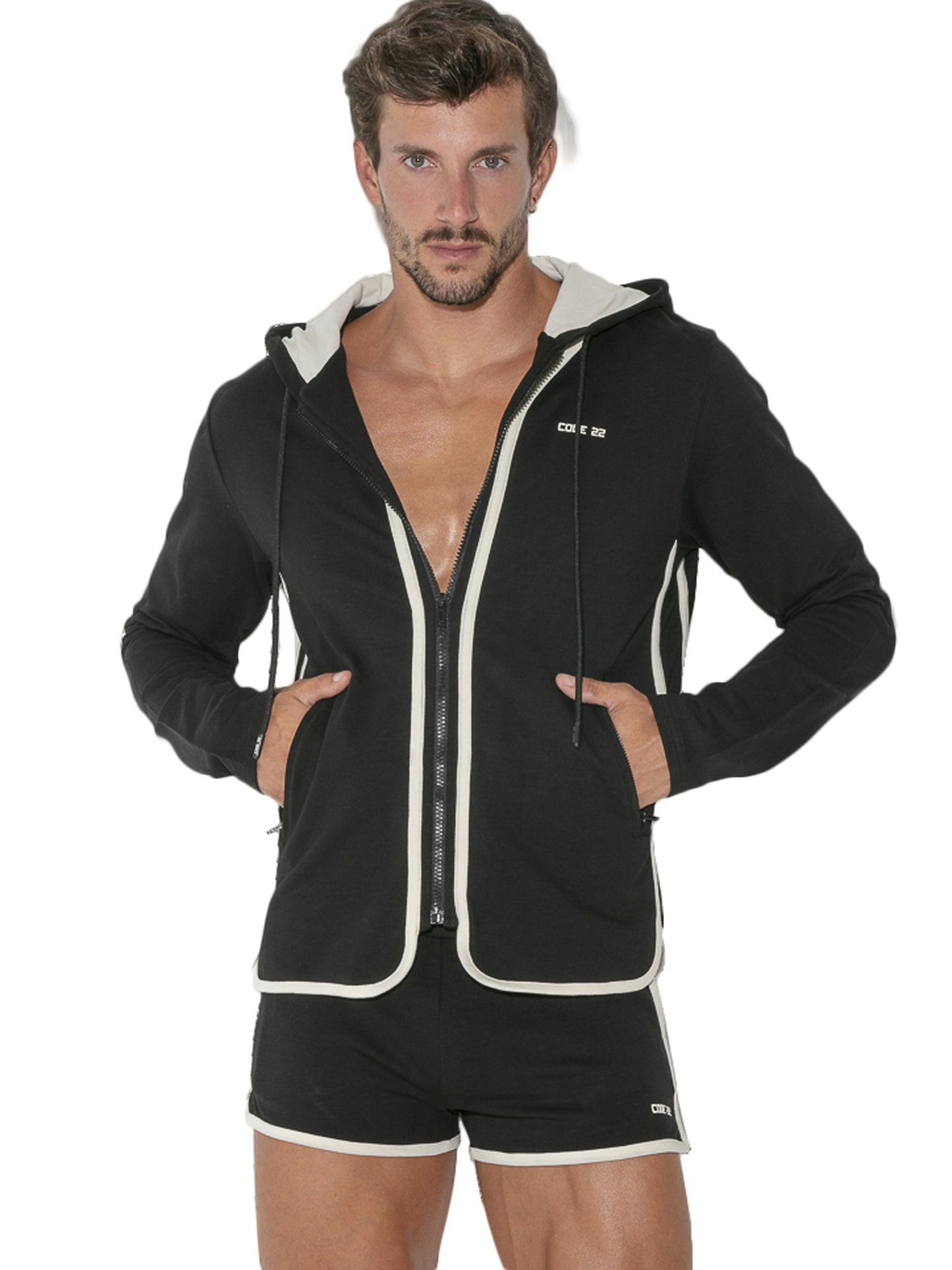 Veste de sport zippée à capuche Focus Code22