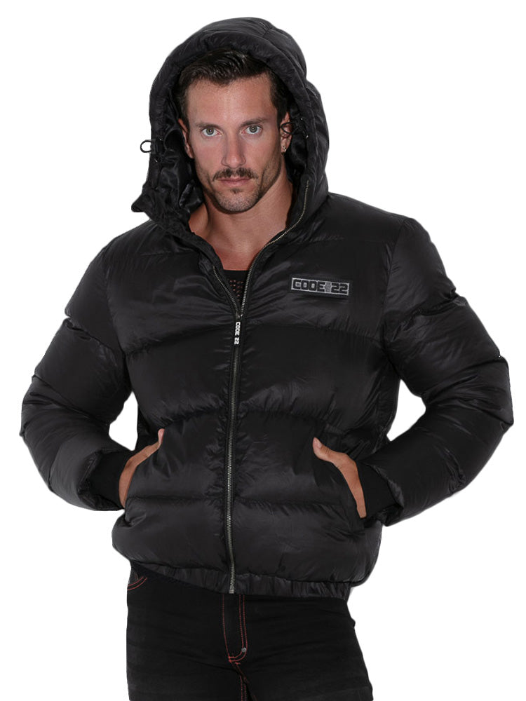 Veste doudoune à capuche Puffer Code22