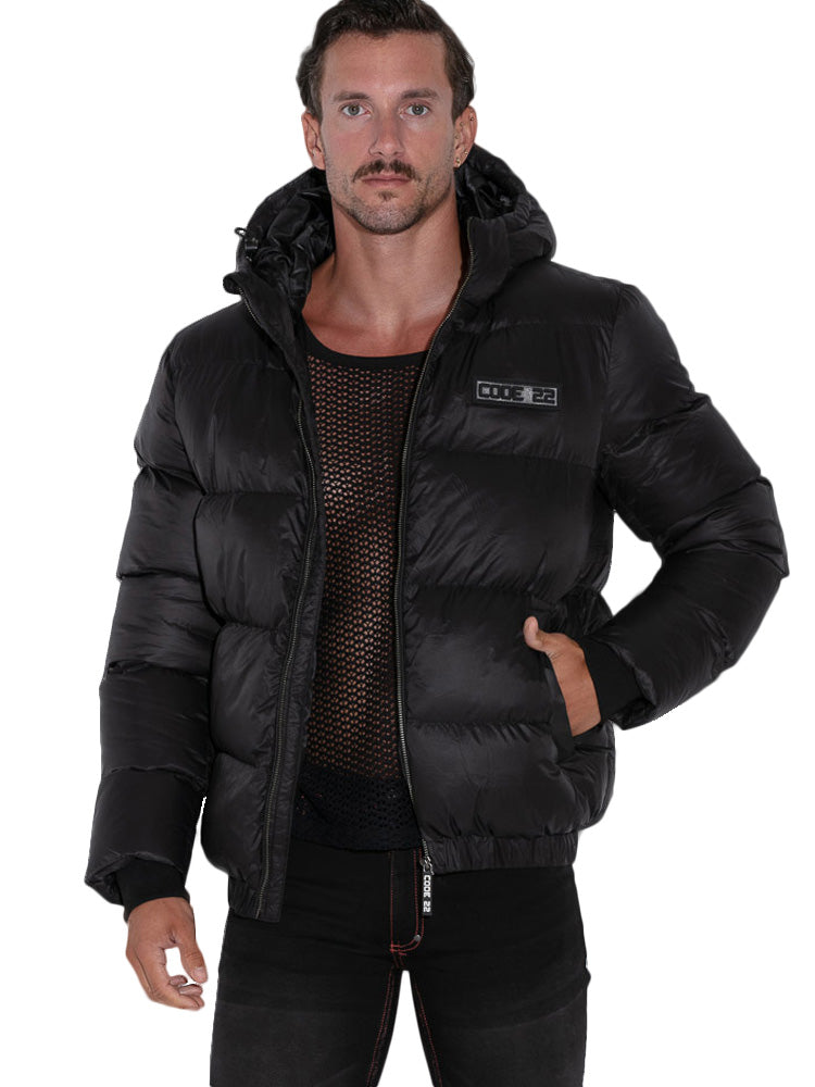 Veste doudoune à capuche Puffer Code22