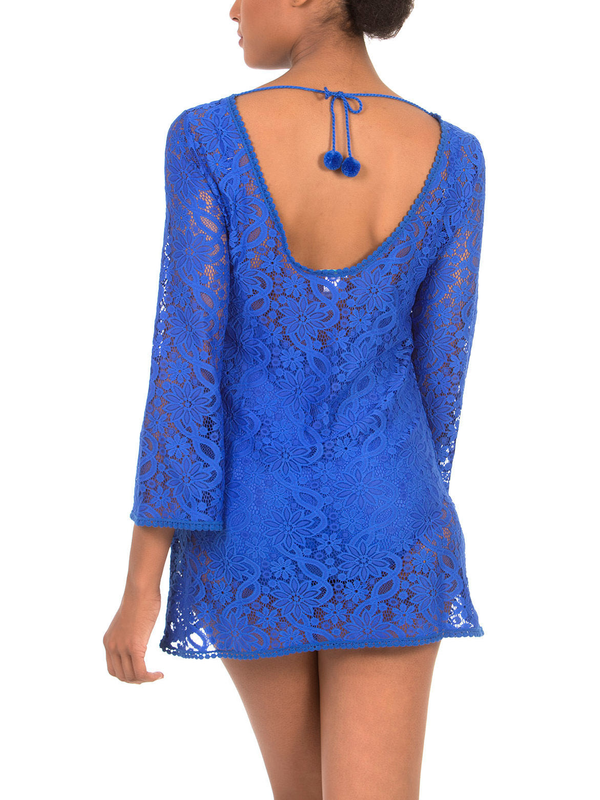 Robe de plage courte Selmark Mare bleu