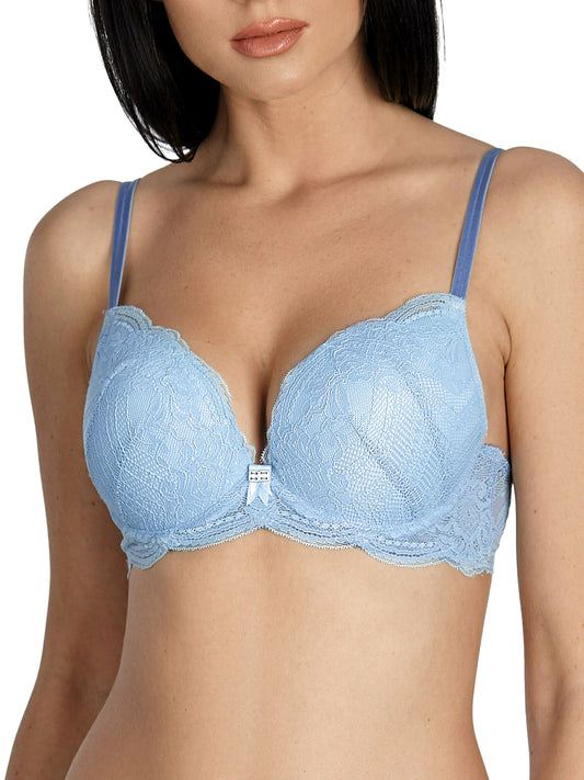 Soutien-gorge push-up Forget-Me-Not bleu ciel Ajour