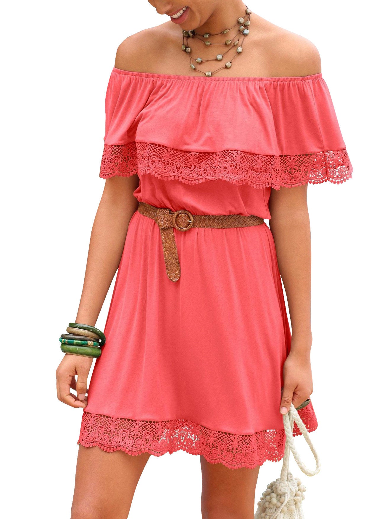 Robe de plage Holly Lascana corail